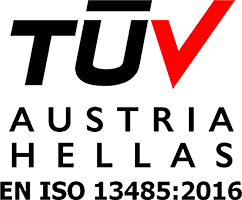 TUV Austria Hellas ISO 13485 logo