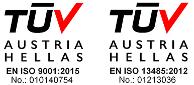 TUV Austri Hellas EN ISO logo